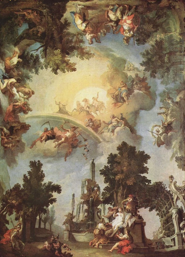 Allegoria della fondazione di Nymphenburg - Staatsgalerie Altdeutsche Meister